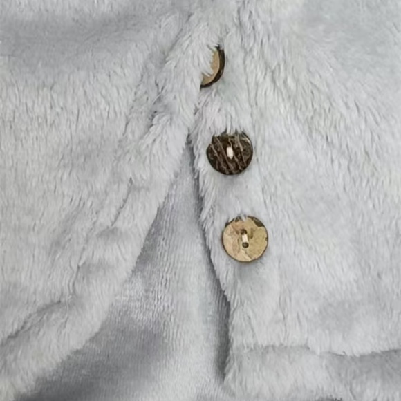 LAST 1‼️ NWT 🐈🐈‍⬛ OVERSIZED GRAY CAT EAR HOODED SWEATSHIRT SWEATER Women’s XL - Picture 4 of 7